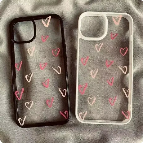 Fashion Pink Little Love Heart Phone Case