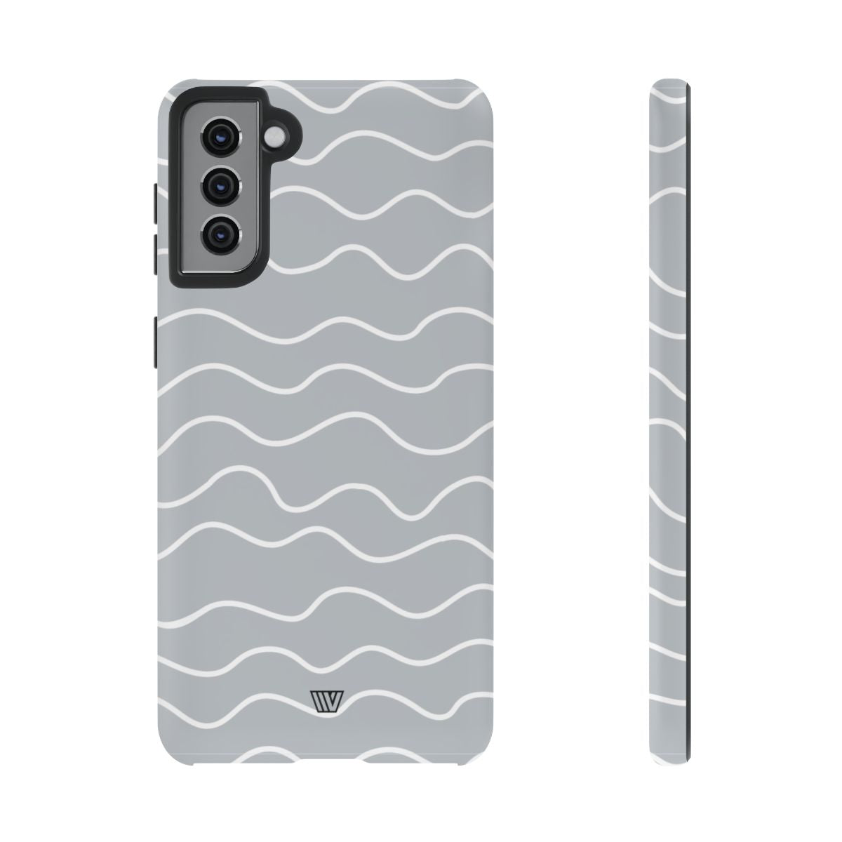 GRAY WAVES | Tough Phone Case