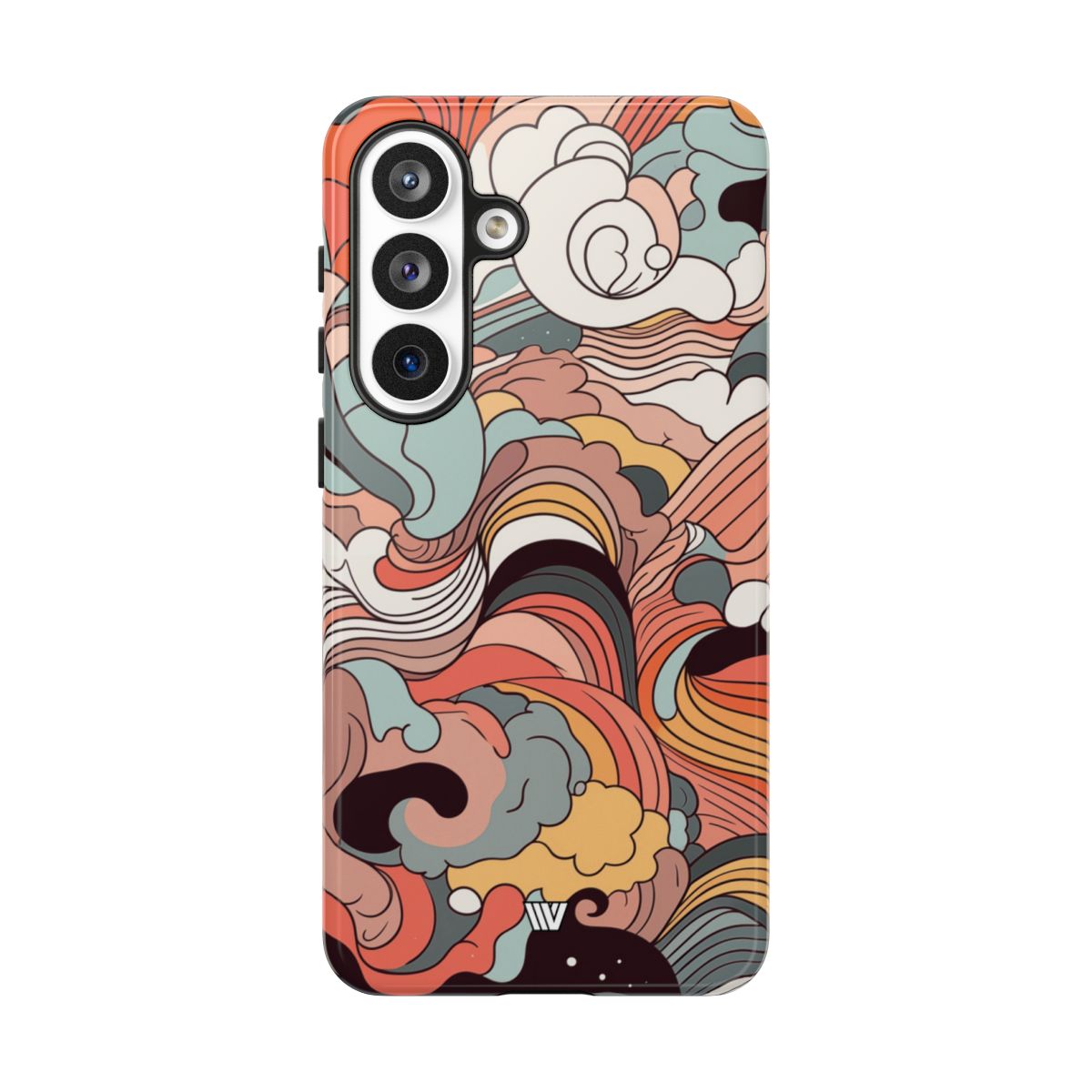ABSTRACT DOODLE CLOUDS | Tough Phone Case