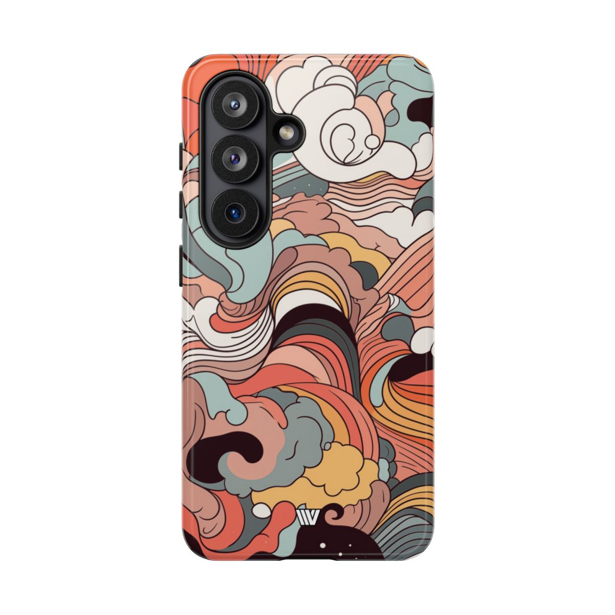 ABSTRACT DOODLE CLOUDS | Tough Phone Case